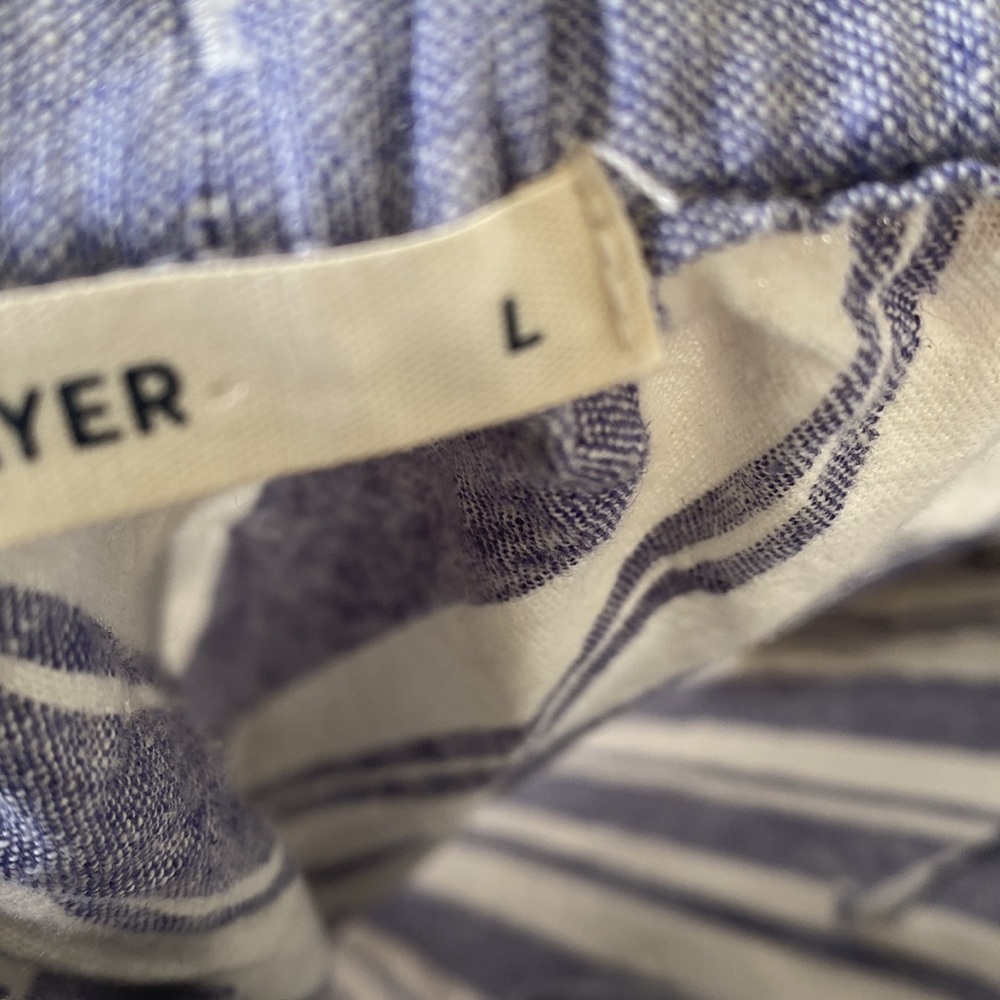 Marine Layer Lily Dress in Blue/White Stripe L - Picture 7 of 9